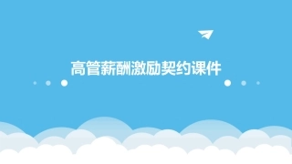 高管薪酬激励契约课件
