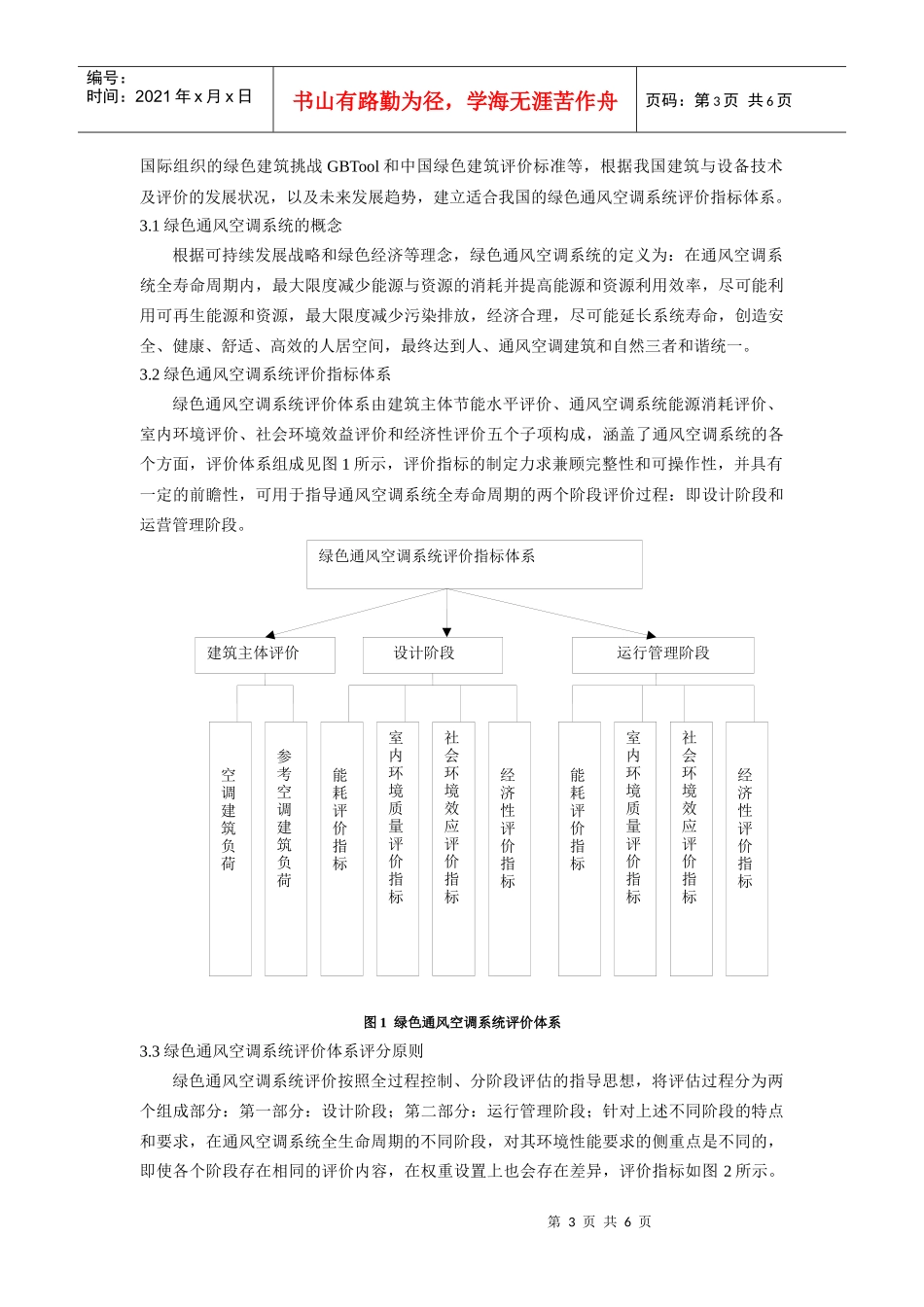 试论我国绿色通风空调系统评价体系框架_第3页
