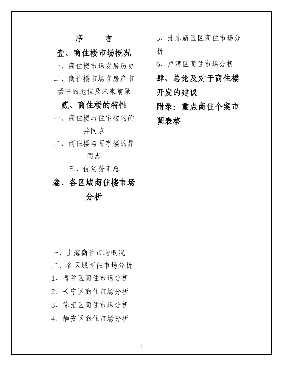 某市商住楼市场分析报告_第2页