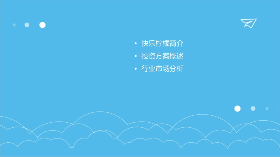 快乐柠檬投资方案课件_第2页