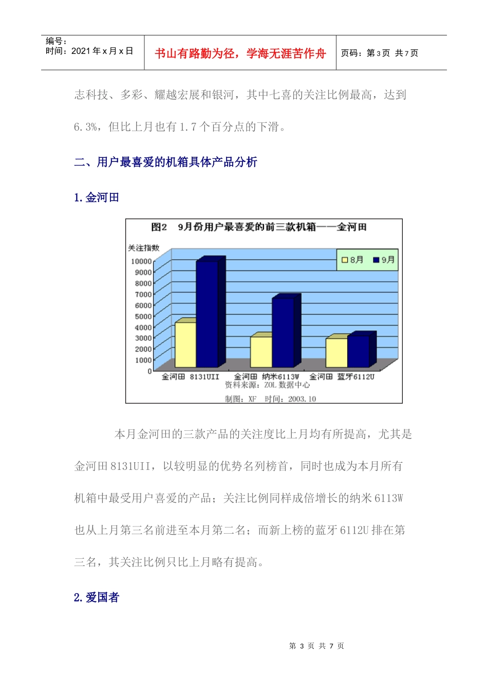 机箱市场用户喜爱度和价格分析报告_第3页