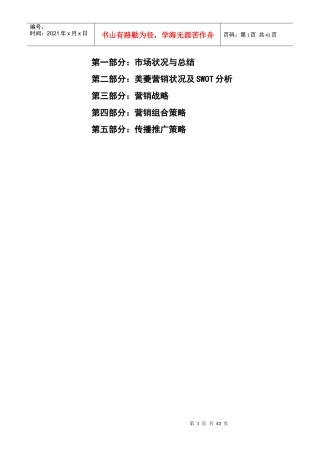 美菱新世纪整合营销策划大纲