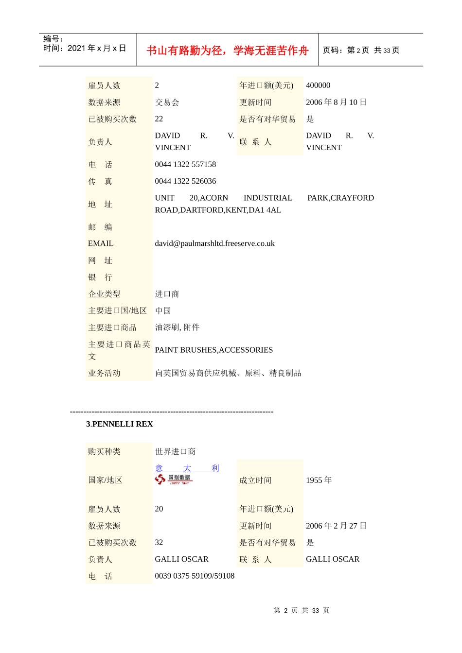 进口商资料整理_第2页