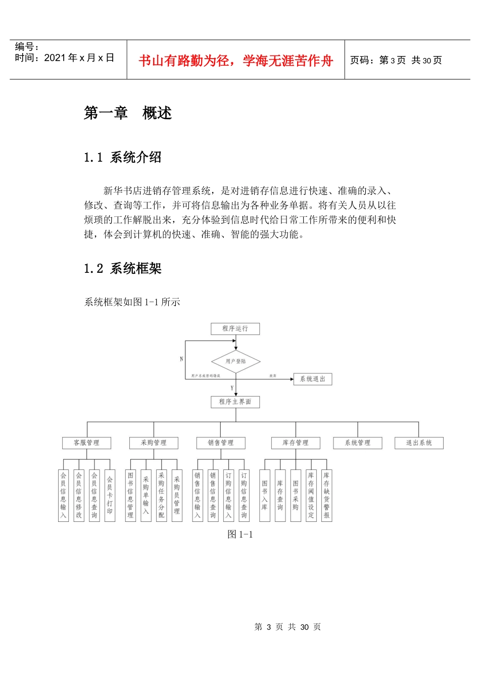 附录1新华书店进销存管理系统操作说明书_第3页