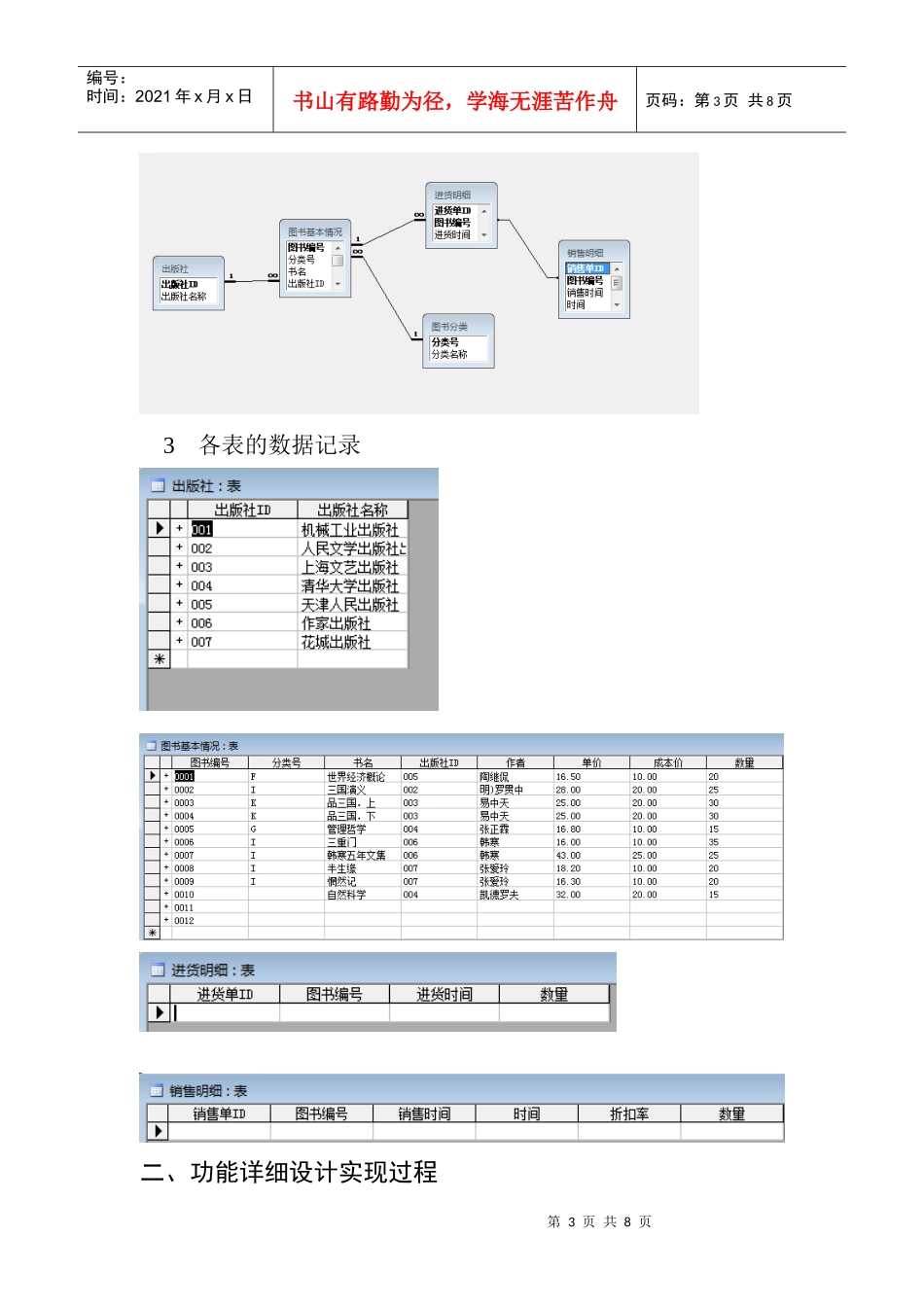 数据库 图书销售系统_第3页