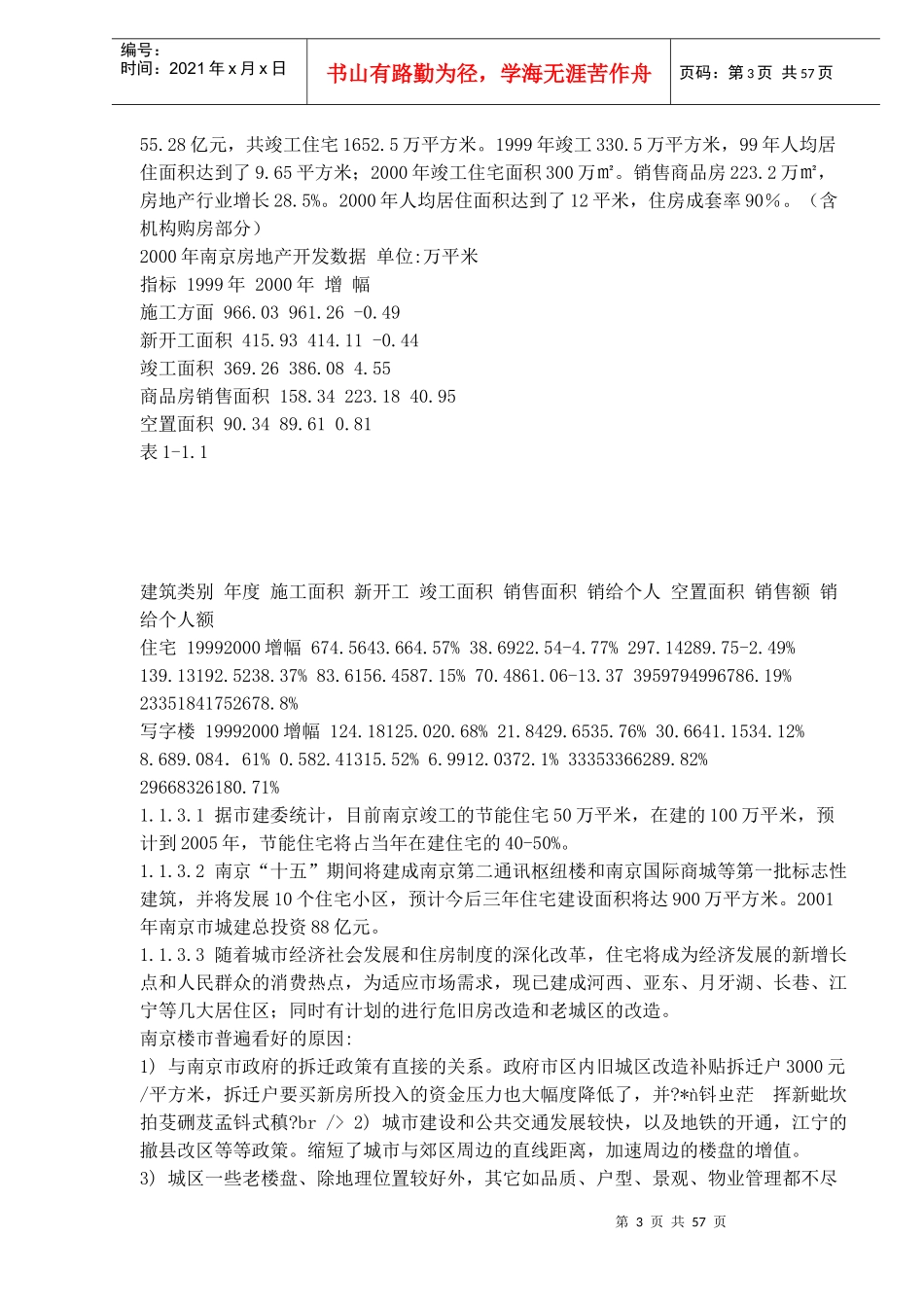 金陵世纪花园营销策划提案(DOC56)_第3页