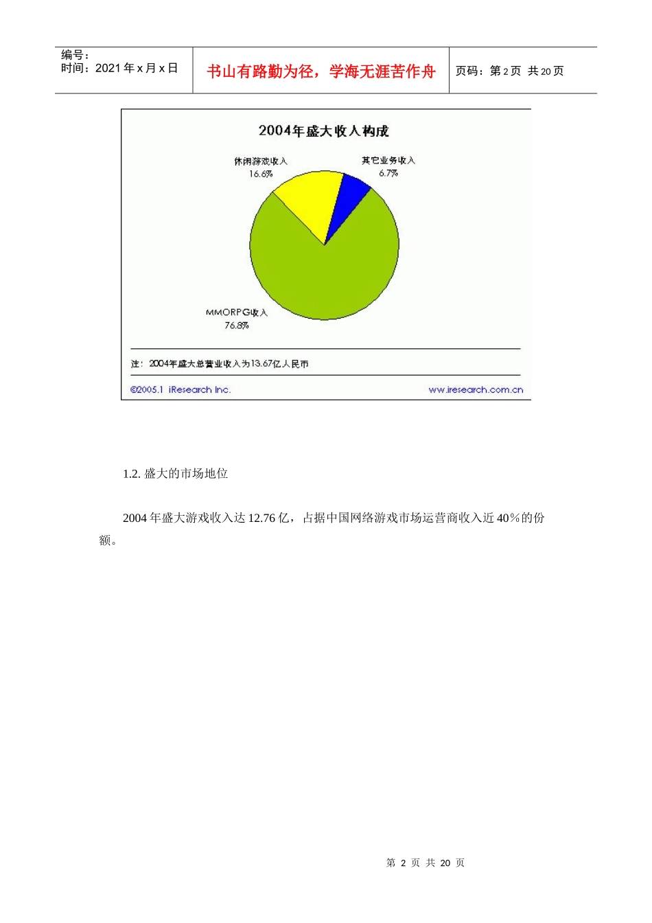 某年盛大新浪业务研究报告_第2页
