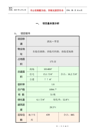 某房地产公司销售企划方案