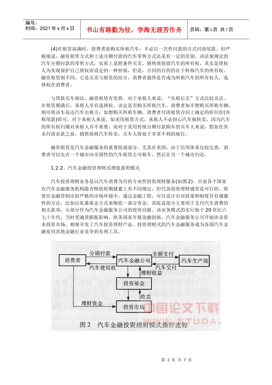 汽车金融服务盈利模式研究_第3页