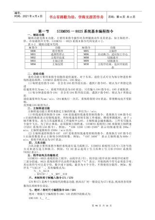 某市场西门子802S车削部分