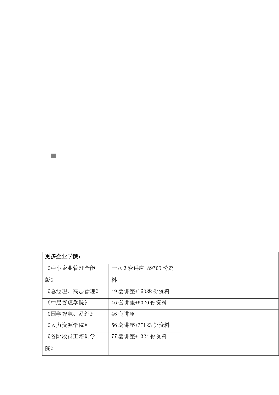 某公司市场营销知识_第1页