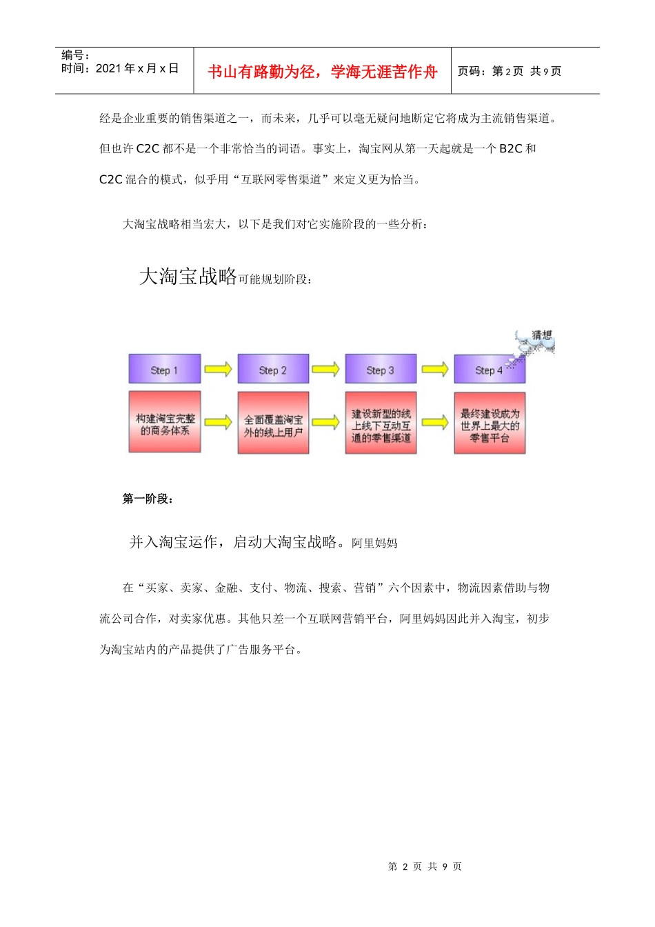 淘宝战略的互联网营销策略[千之寻推荐]_第2页