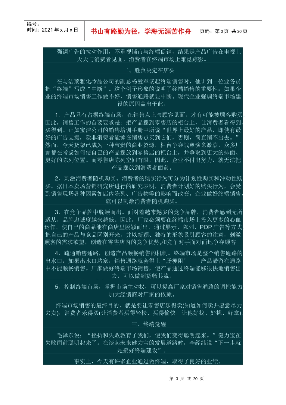 营销终端工作手册_第3页