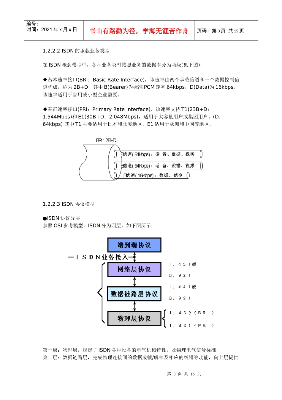 综合业务数字网ISDN基本概念_第3页