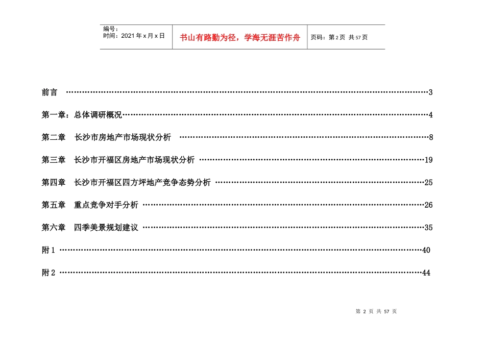 长沙市场开福区调研分析报告书_第2页