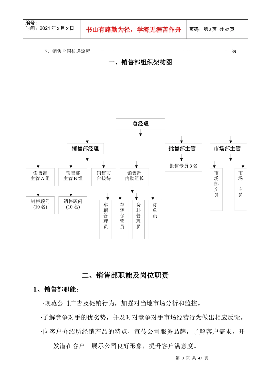 汽车S店销售部制度全套_第3页