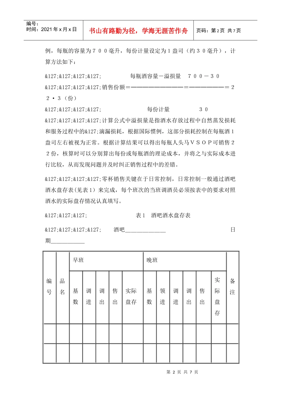 酒水销售管理和控制模式_第2页