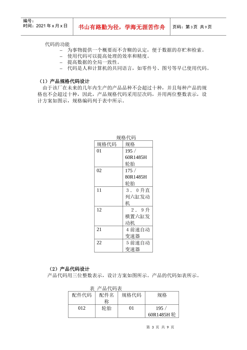 汽车配件公司业务管理信息系统设计_第3页