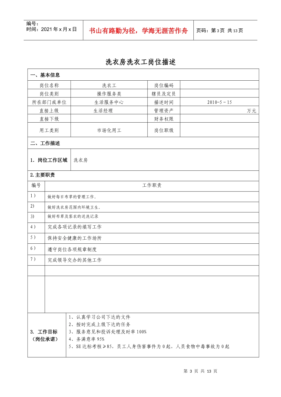 餐厅服务员位描述_第3页