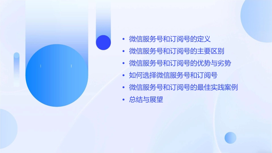 微信中的服务号和订阅号有什么区别课件_第2页
