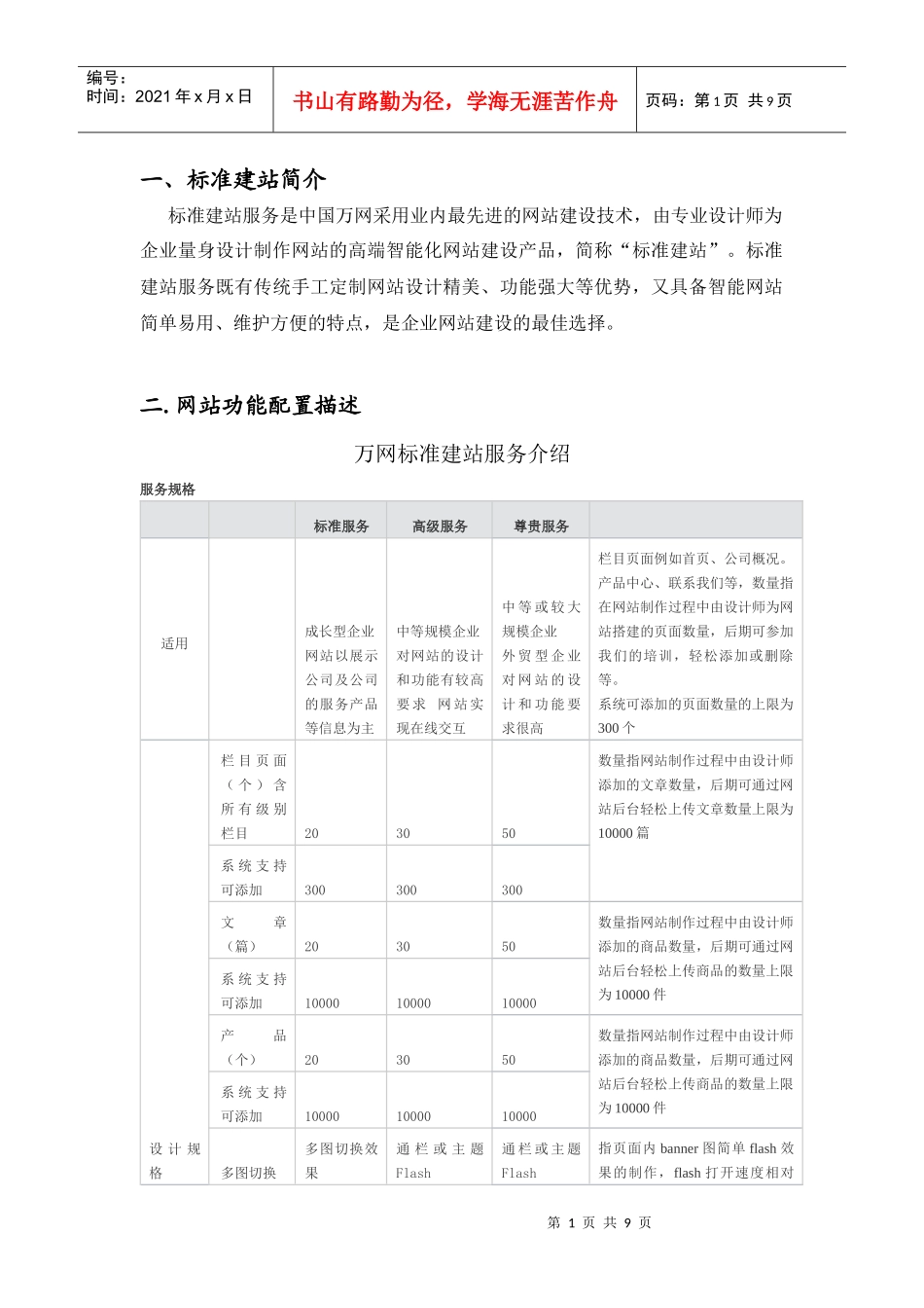 网站建设服务介绍_第1页
