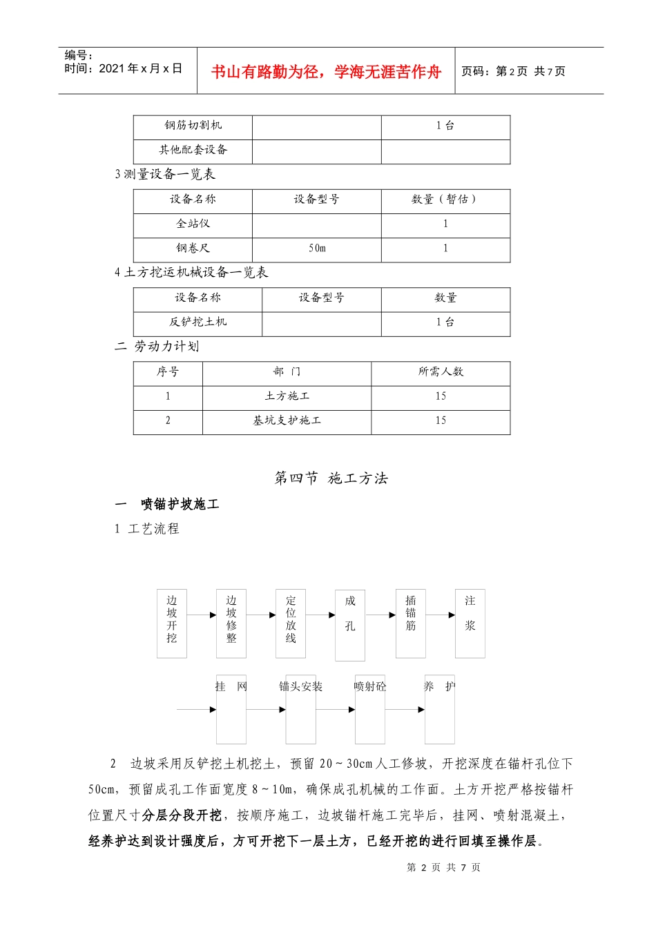 边坡支护及土方施工方案修改_第2页