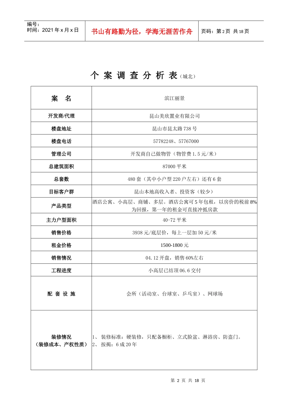 昆山小户型市场调查(1)_第2页