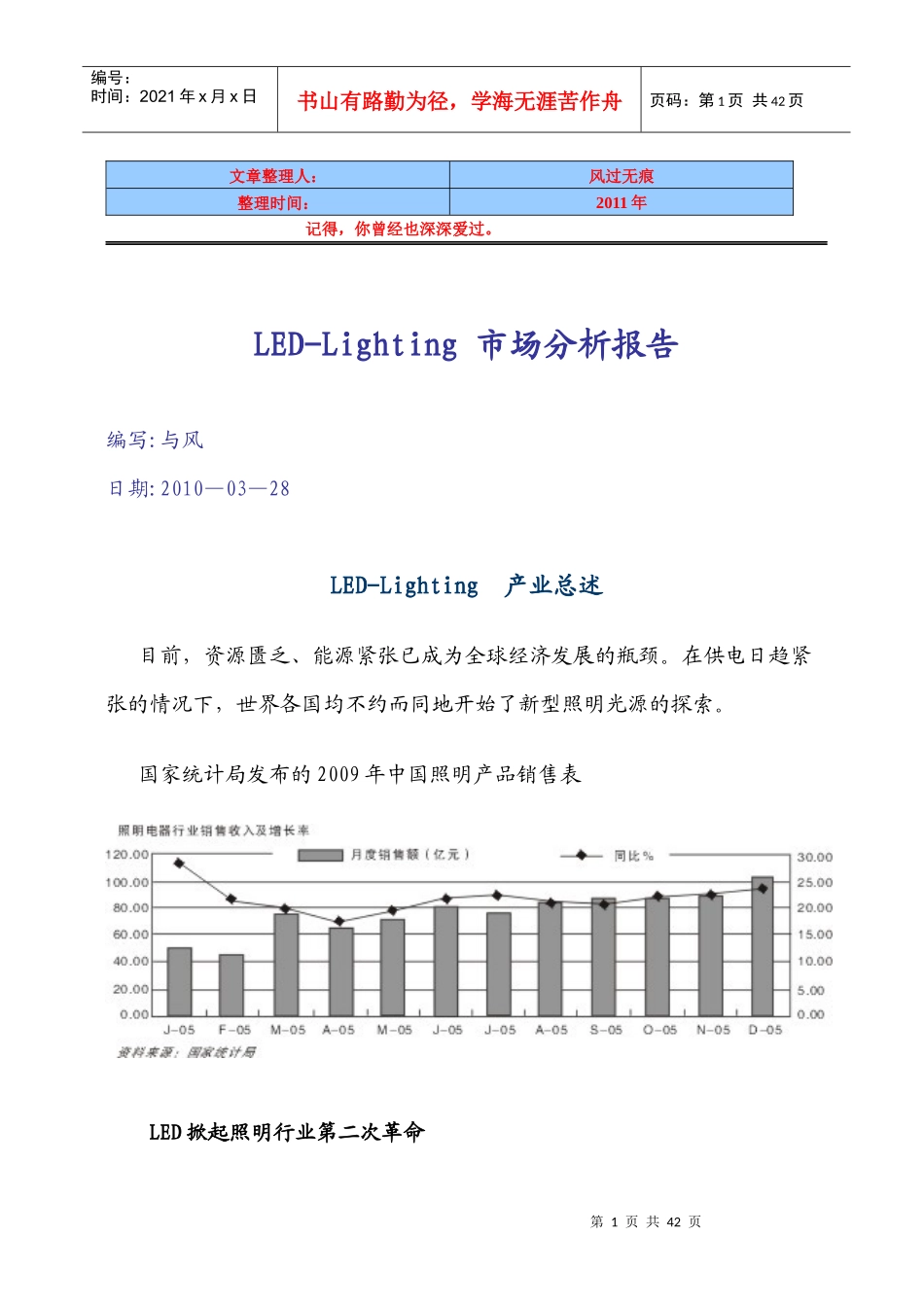 经典资料：LED市场分析报告_第1页