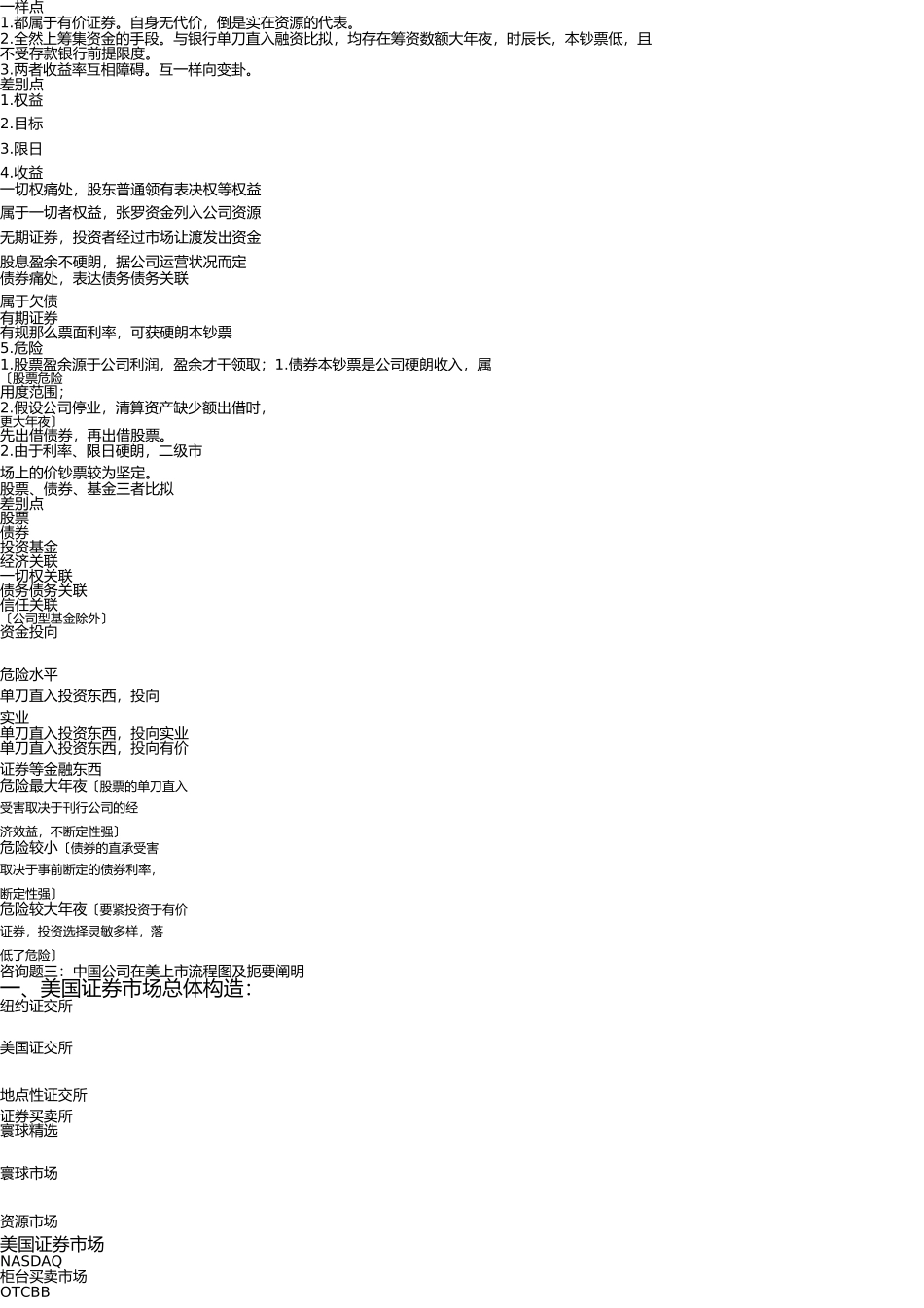 用图表方式比较分析股票、债券、证券投资基金三者的异同 _第3页