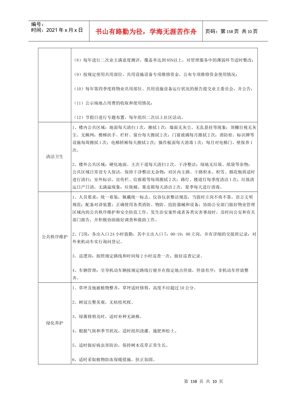 物业管理超一级服务标准介绍_第2页