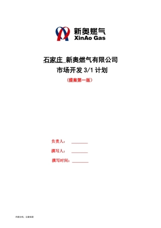 石家庄三年营销规划（修改版）