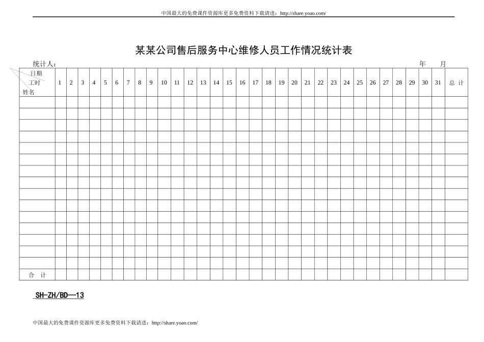 综合服务部表格11-19_第2页