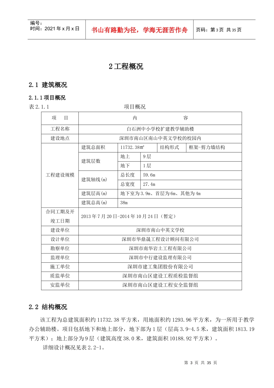 白石洲砖胎膜施工方案_第3页
