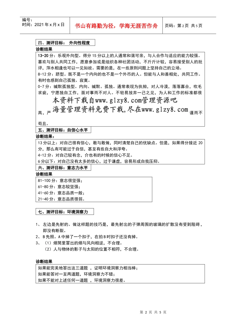 营销人员素质测评诊断结果_第2页