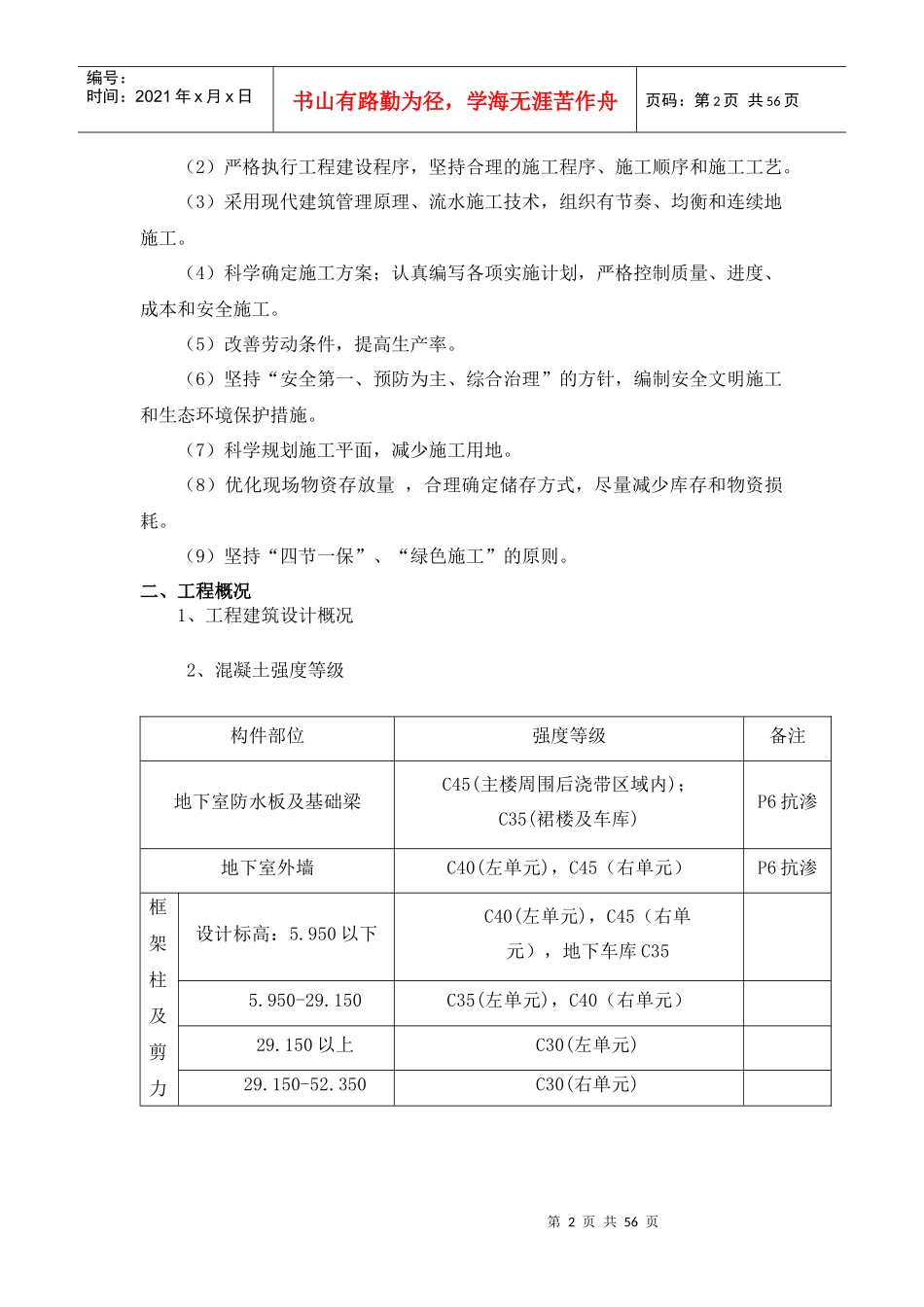 铝模、保模施工方案_第2页