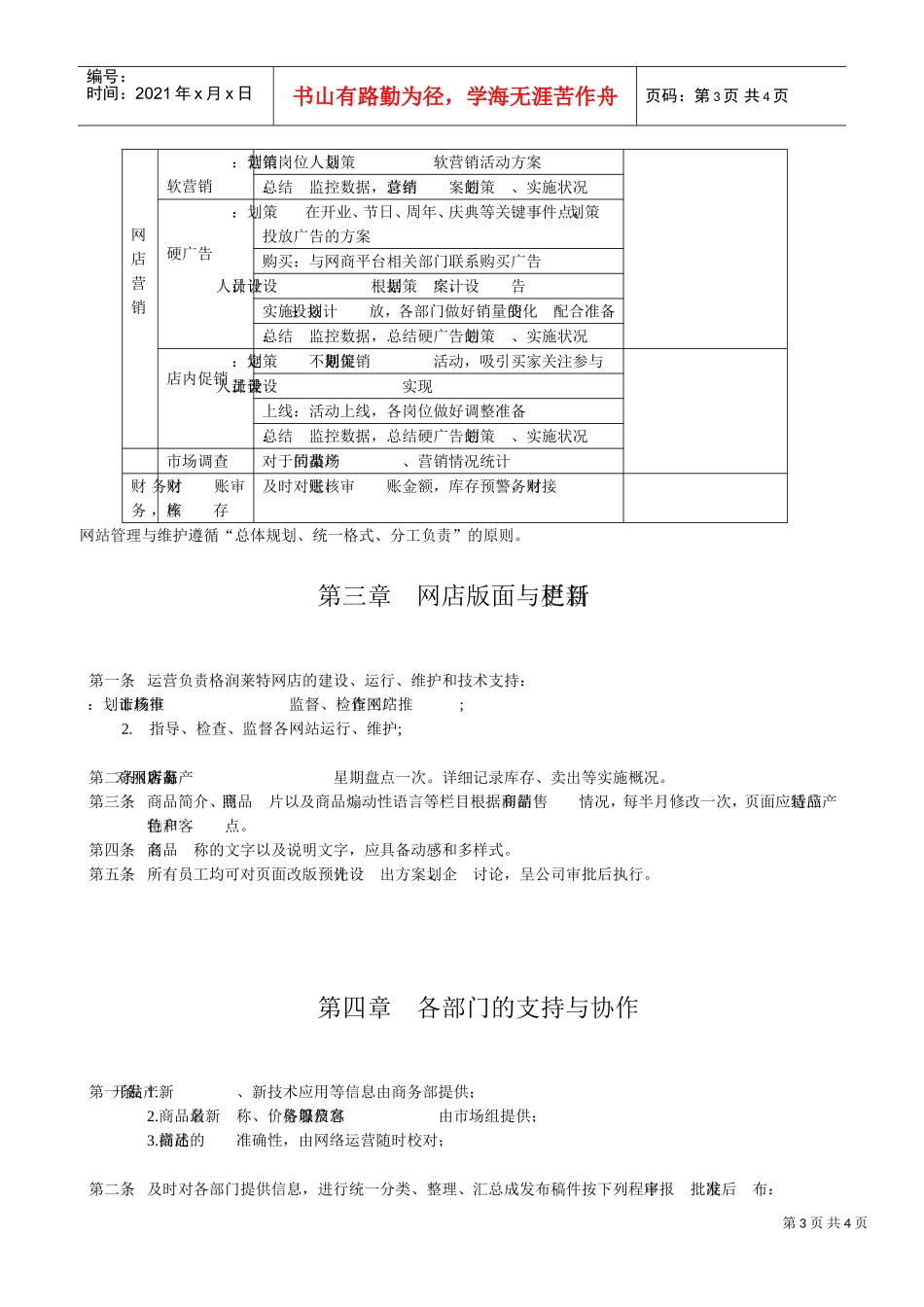 网络销售管理制度(DOC4页)_第3页