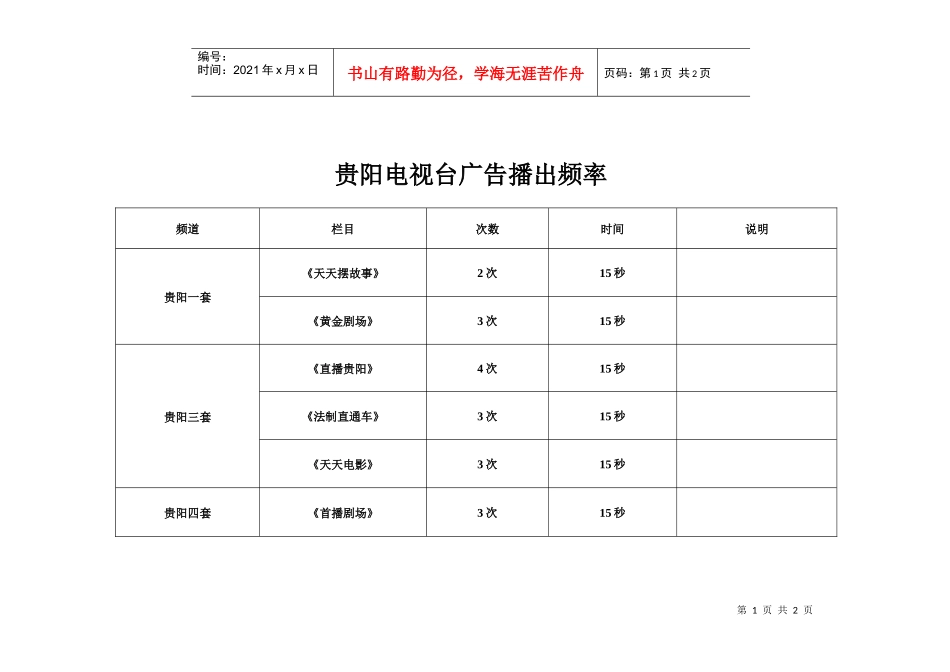 贵阳电视台投放计划_第1页
