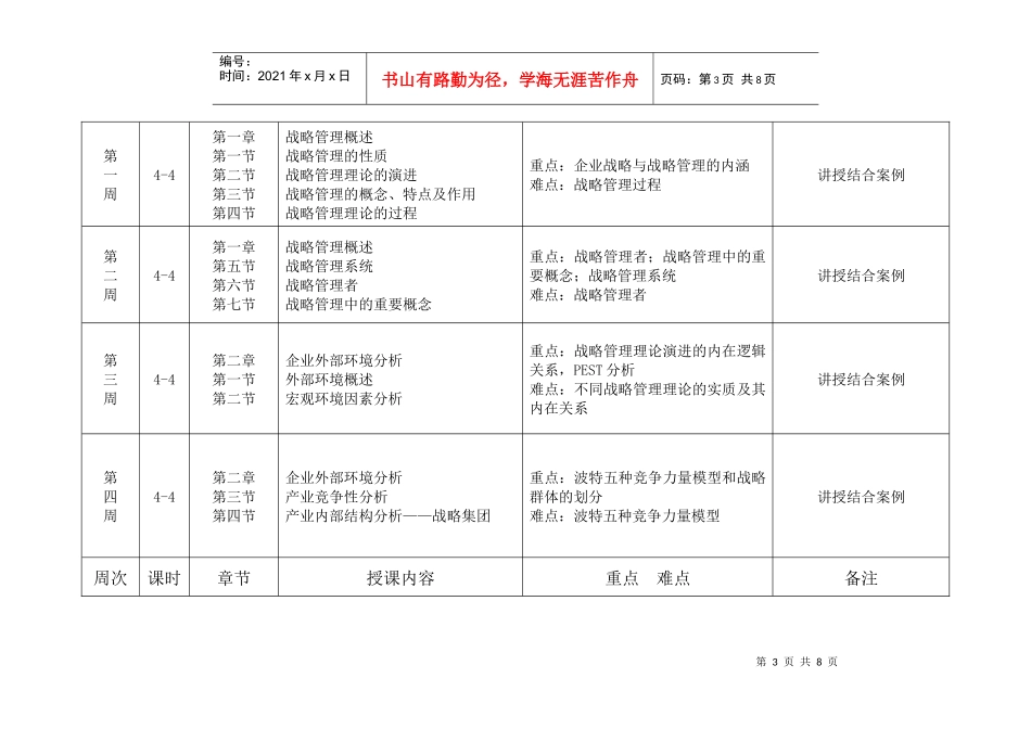 某学院授课计划表_第3页