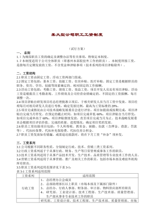 某超市工资和利益分配方案