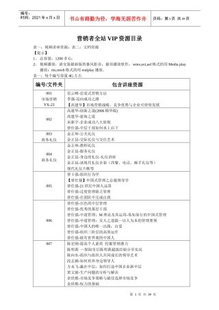 营销该看的视频讲座