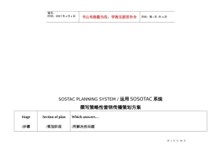 撰写策略性营销传播策划方案探析