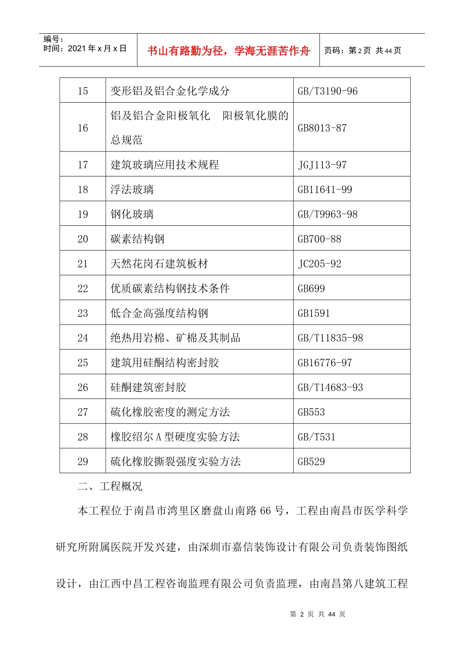 玻璃幕墙工程专项施工方案_第3页