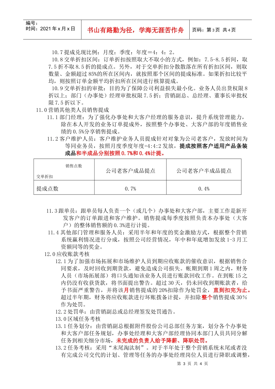 营销提成考核方案_第3页