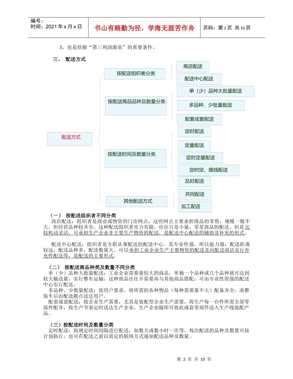 配送及配送业务管理_第2页