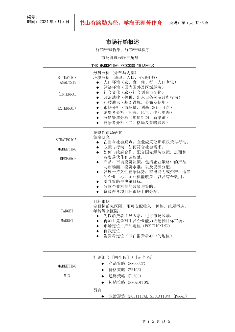 行销管理讲义一_第1页