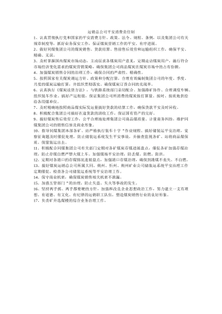 运销总ۥ公司安全生产责任制精选 