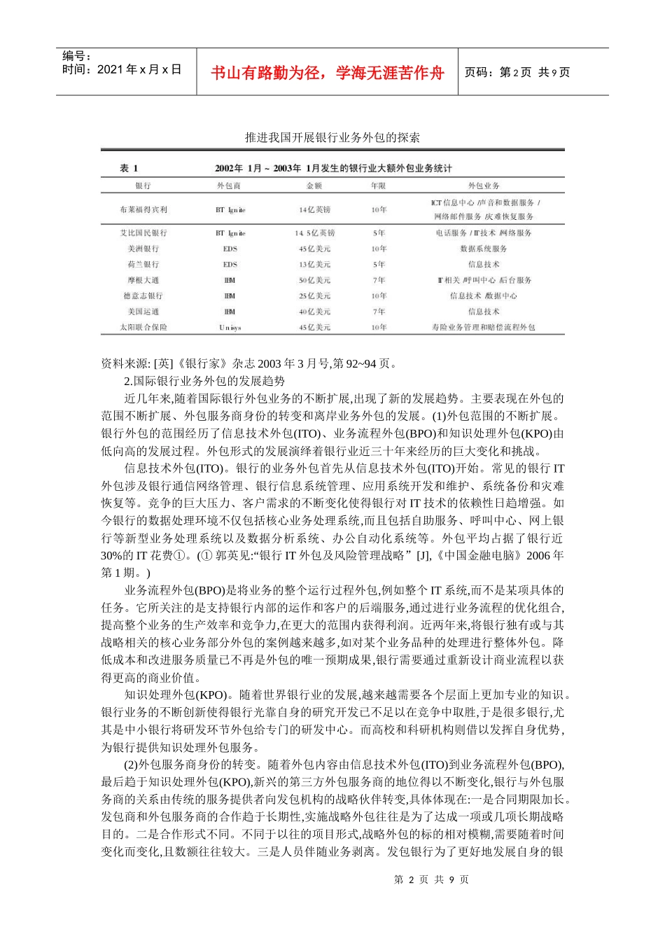 我国开展业务管理知识外包探索_第2页