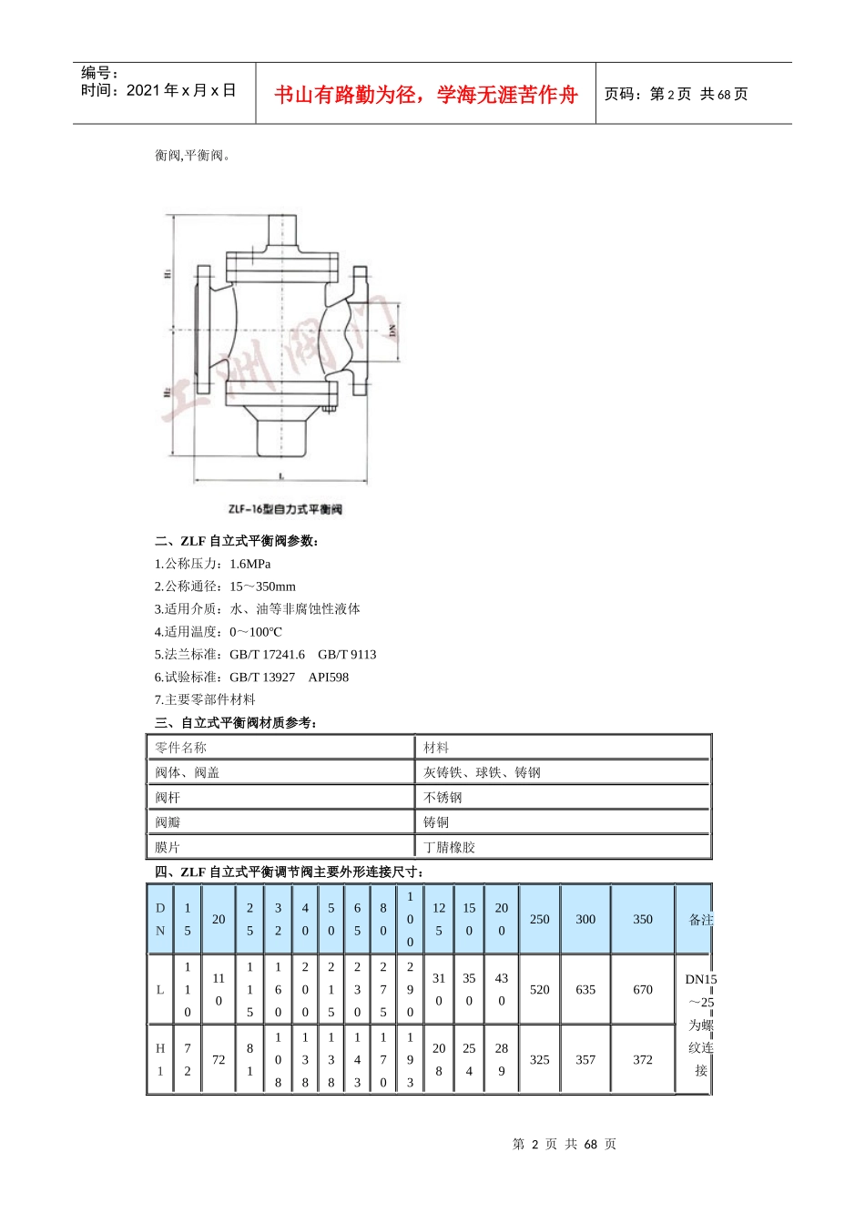 静态平衡阀价格_第2页