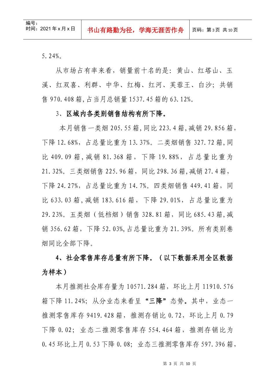 肥东营销部5月份省局信息点分析_第3页