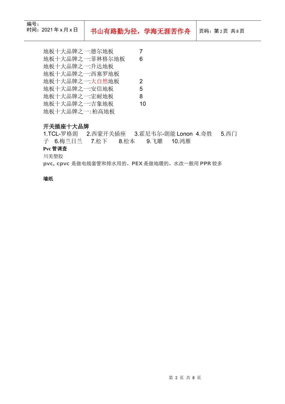 针对装修的调查_第2页